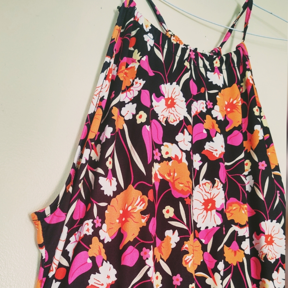Multicolored Maxi Dress (Plus Size)